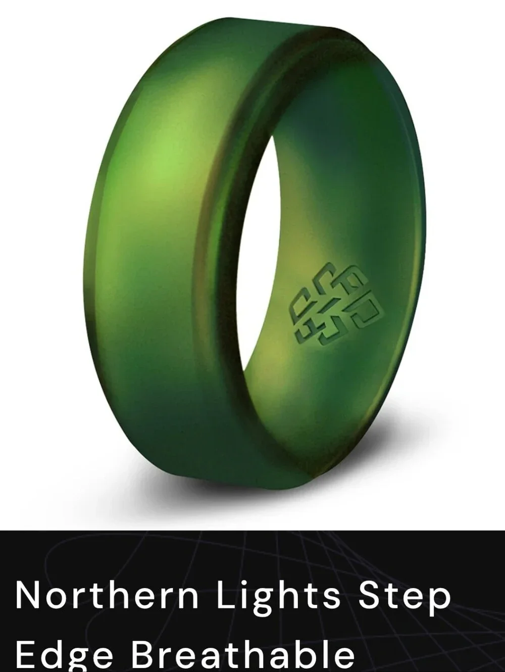 Knot Theory Nothern Lights Step Edge Ring Size 11